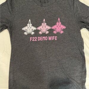 Bella Canvas Gray Tee with Pink and White Design